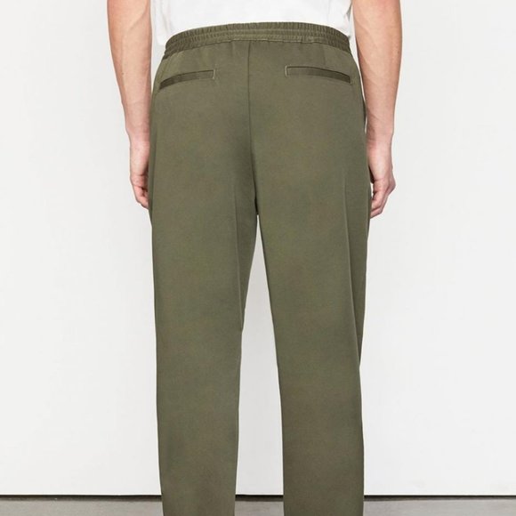 FRAME Relaxed Trouser Pants Rifle Green {3A29} - Picture 2 of 6